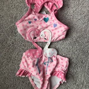 Girls cutout swimsuit